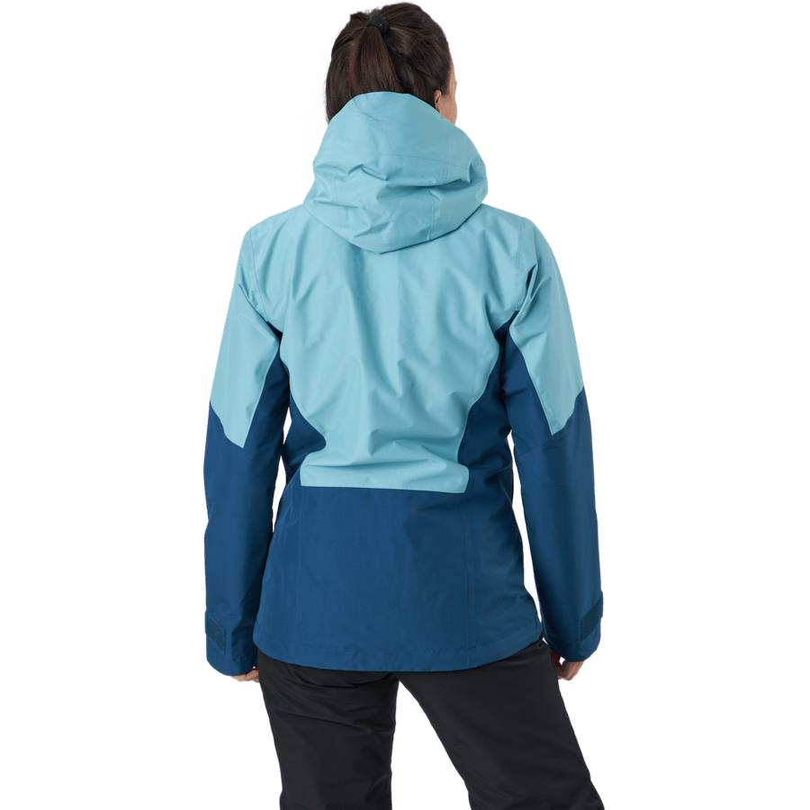 Lumi Jacket Women Dark Ocean/frost Blue - Bild 3