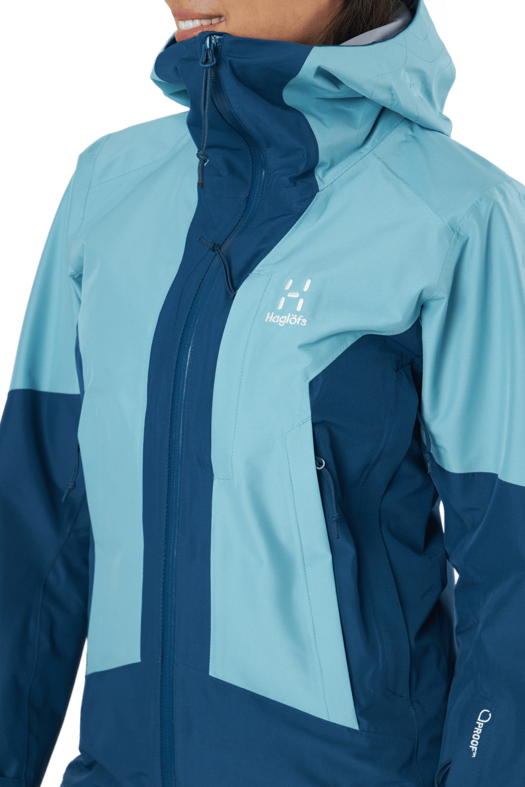 Lumi Jacket Women Dark Ocean/frost Blue - Bild 4