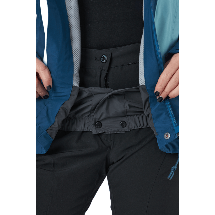 Lumi Jacket Women Dark Ocean/frost Blue - Bild 6