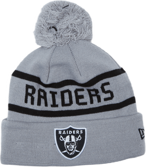 Jake Cuff Knit - Raiders Black, Unisex, Odevy, čiapky a čiapky, Čierna, ONESIZE