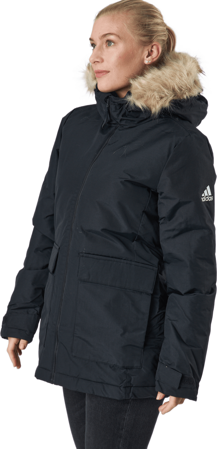 W Hooded Parka Black - Bild 2