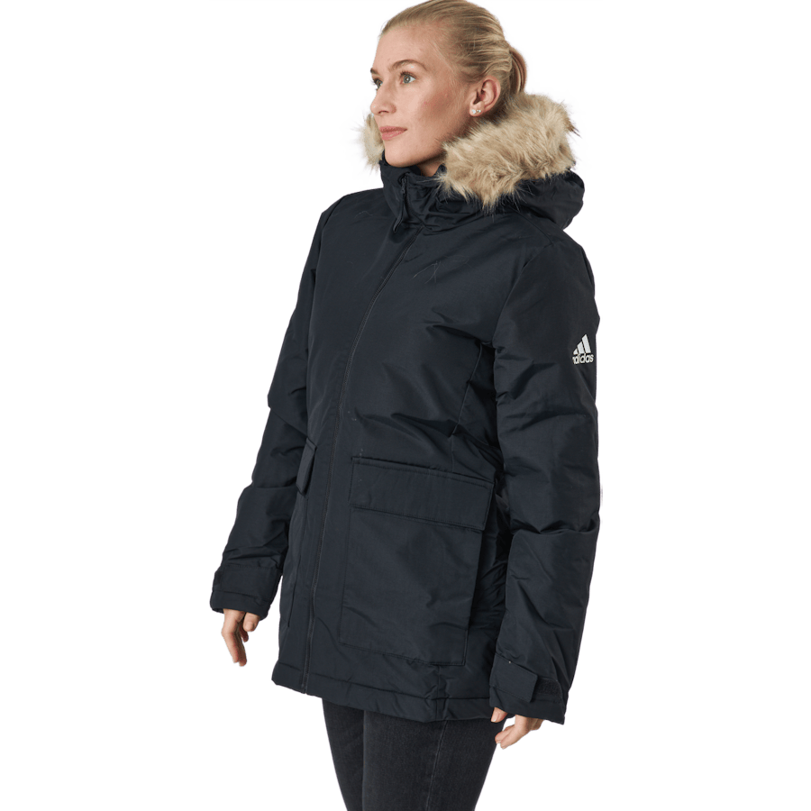 W Hooded Parka Black - Bild 2