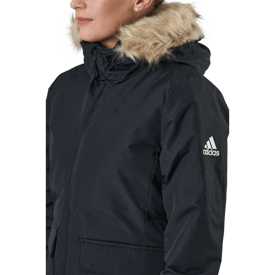 W Hooded Parka Black - Bild 4