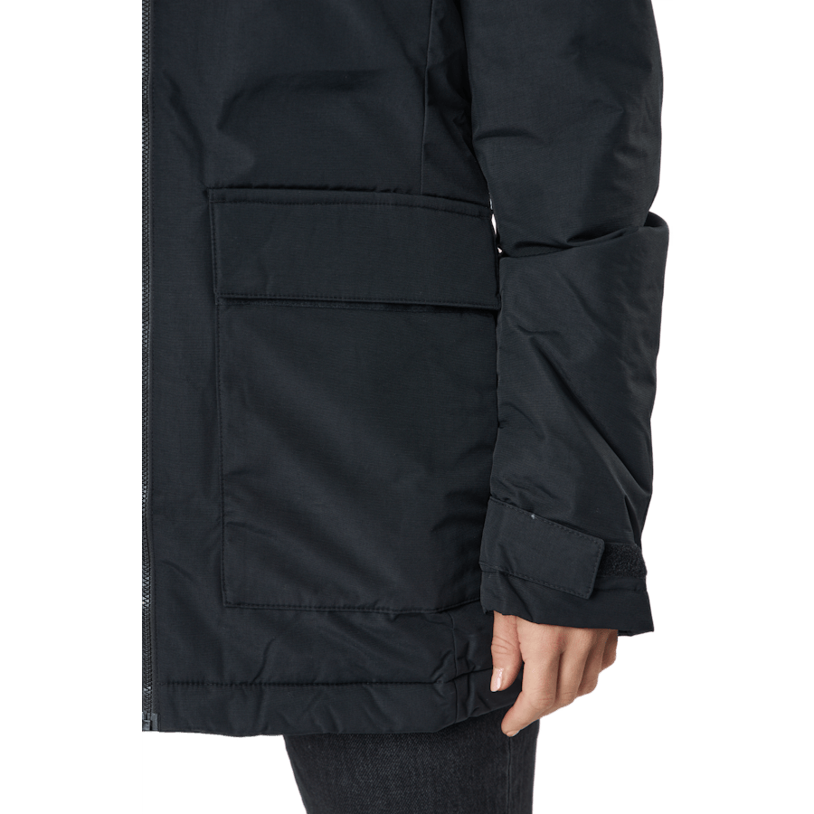 W Hooded Parka Black - Bild 5