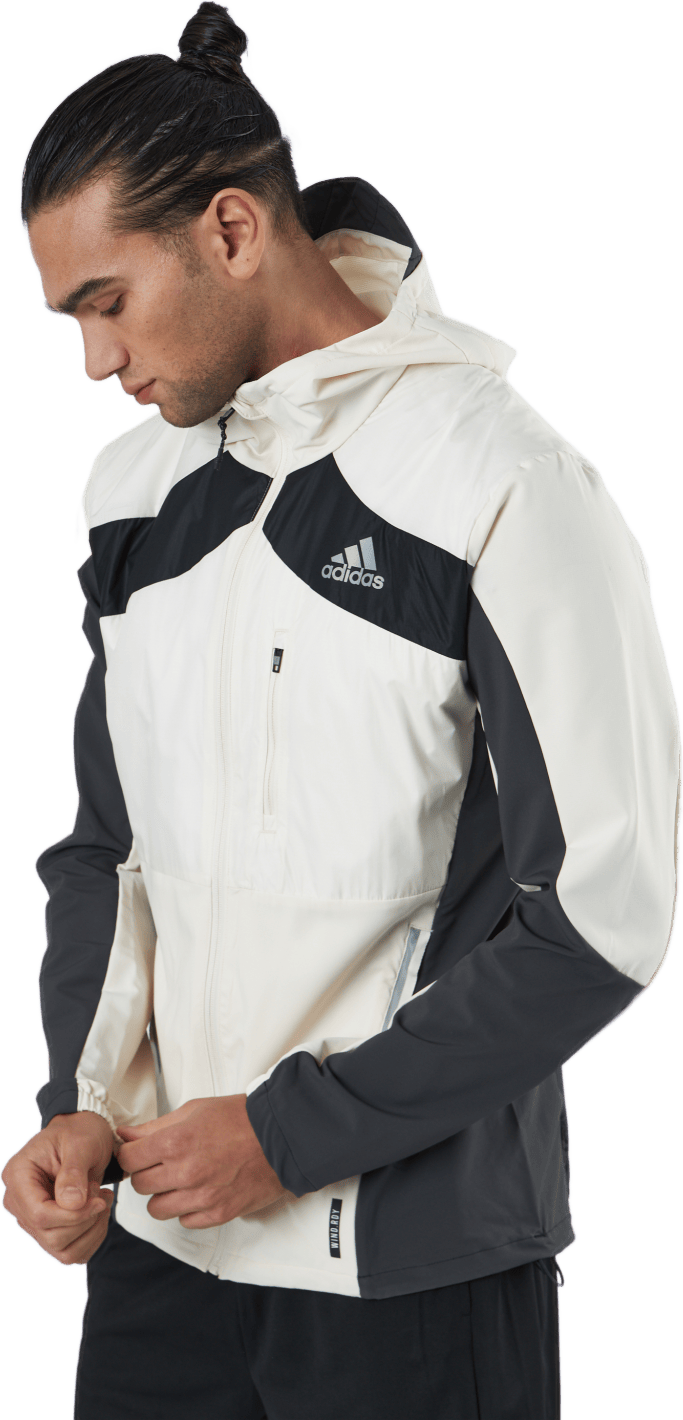 Adidas Marathon Jacket Ocean P.Blue Men Wonder White / Black - Bild 2