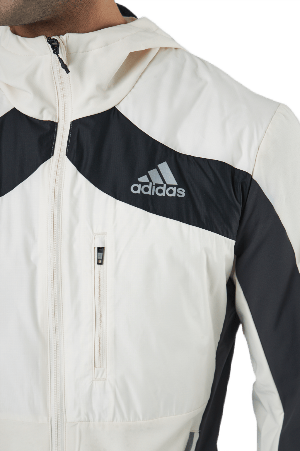 Adidas Marathon Jacket Ocean P.Blue Men Wonder White / Black - Bild 4