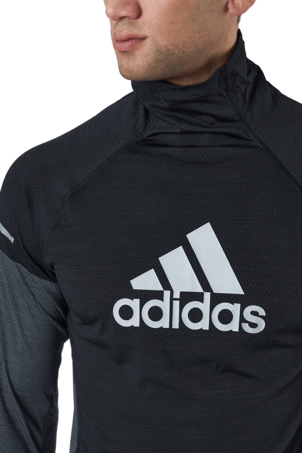 Adidas Turtle Graphic Block Longsleev Tee Men Black / Grey Six - Bild 4