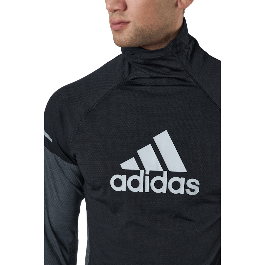 Adidas Turtle Graphic Block Longsleev Tee Men Black / Grey Six - Bild 4