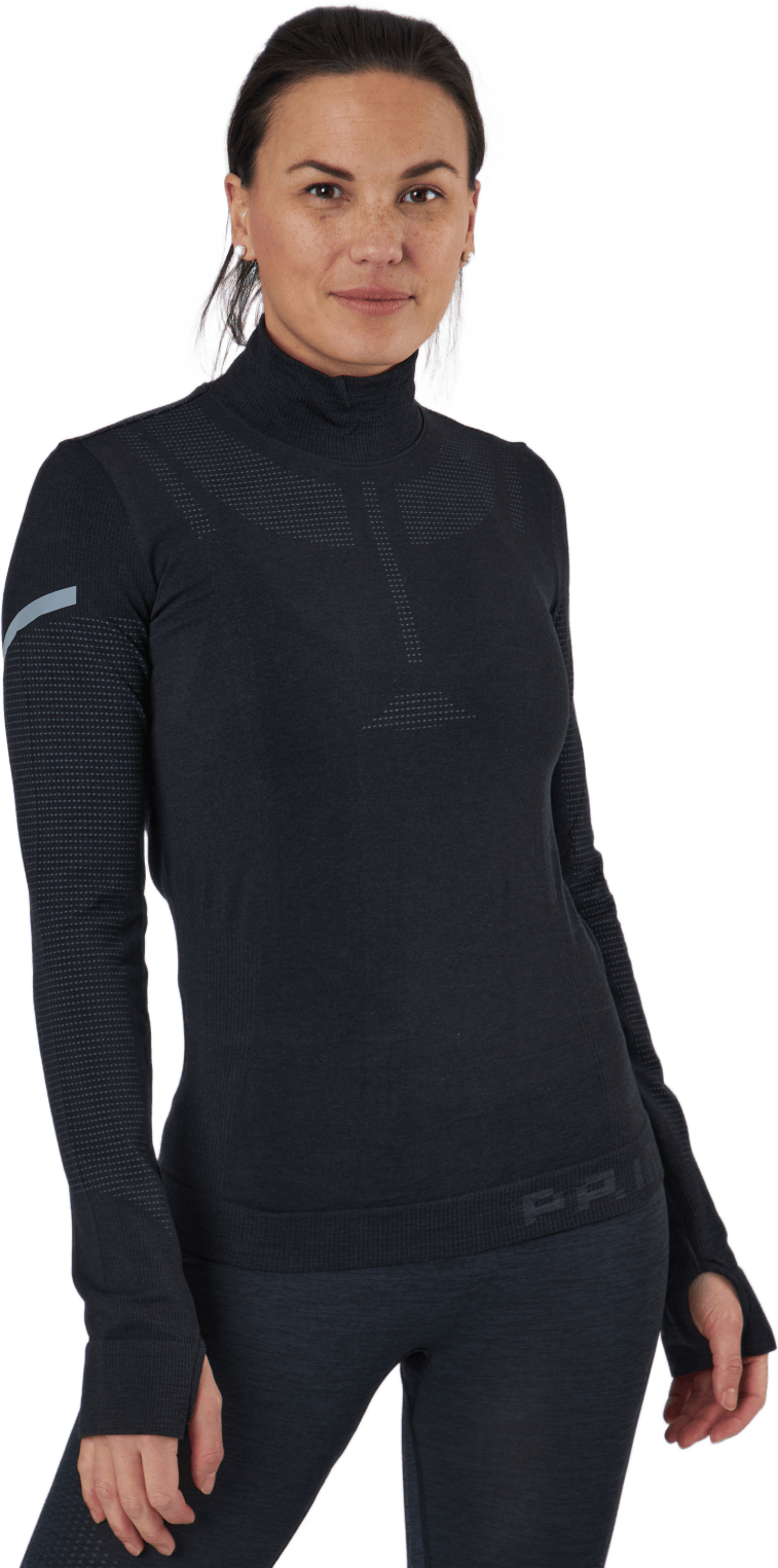 Primeknit Mid Layer W Black Melange / Grey
