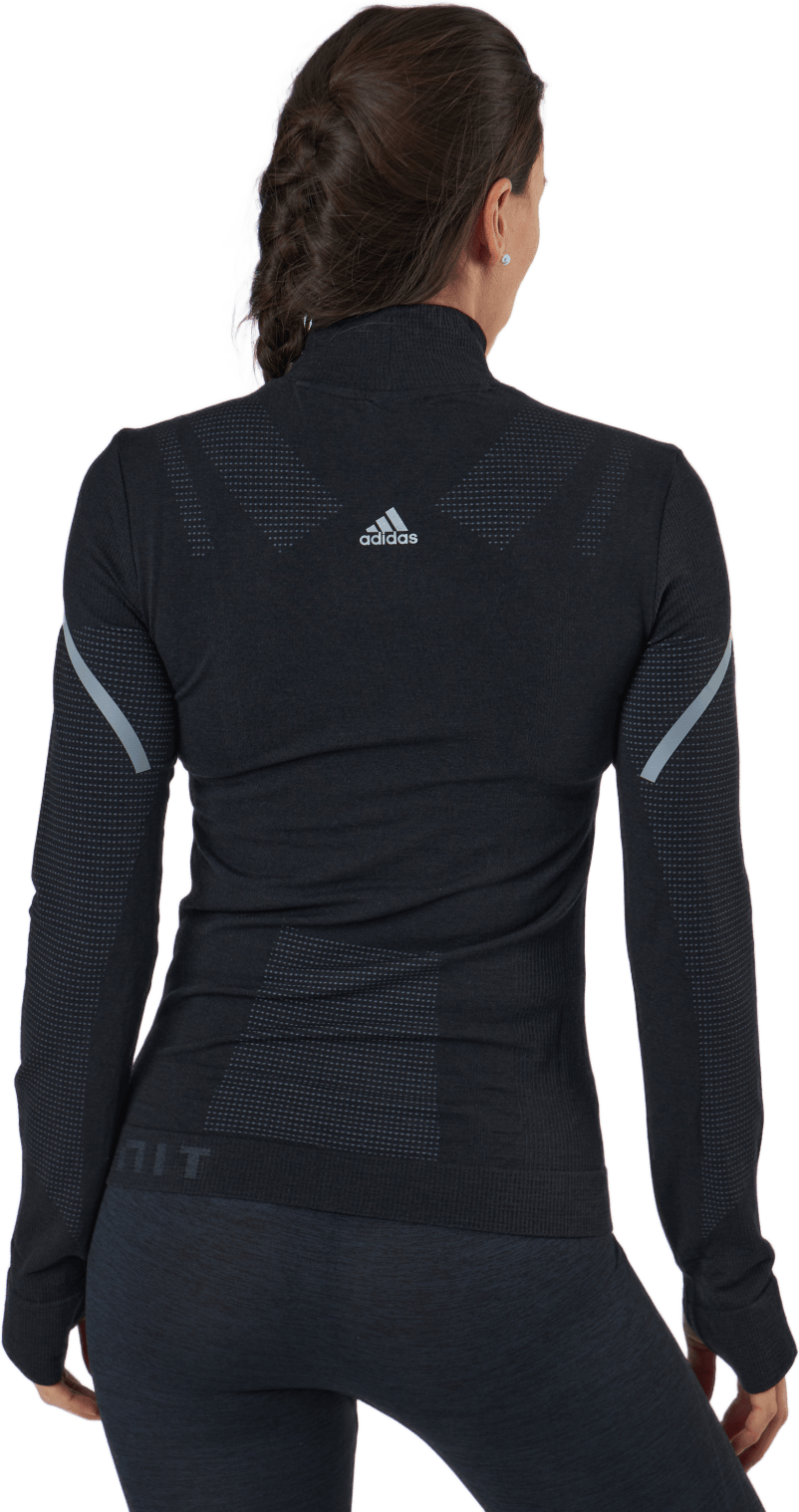 Primeknit Mid Layer W Black Melange / Grey - Bild 3