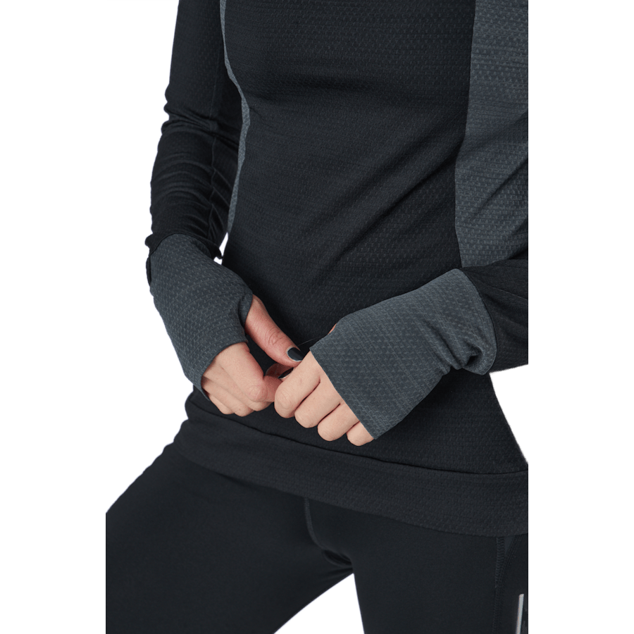 Adidas Blocked Longsleeve Tee Women Black / Grey Six - Bild 5