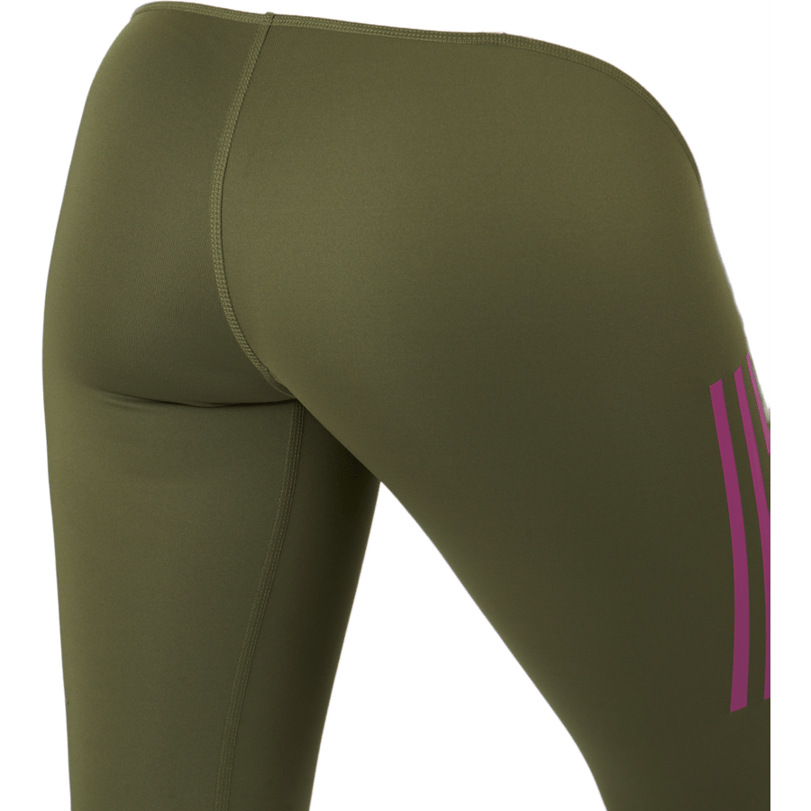 Own The Run Block 7/8 Running Leggings Women Focus Olive / Beige Tone - Bild 5