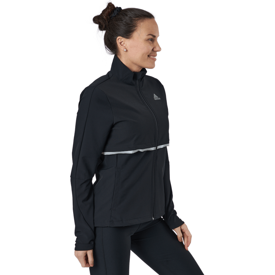 Adidas Own The Run Soft Shell Jacket Women Black - Bild 2