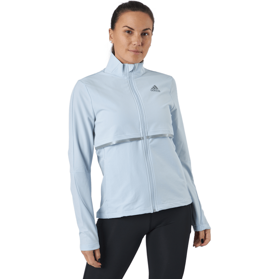 Adidas Own The Run Soft Shell Jacket Women Halo Blue