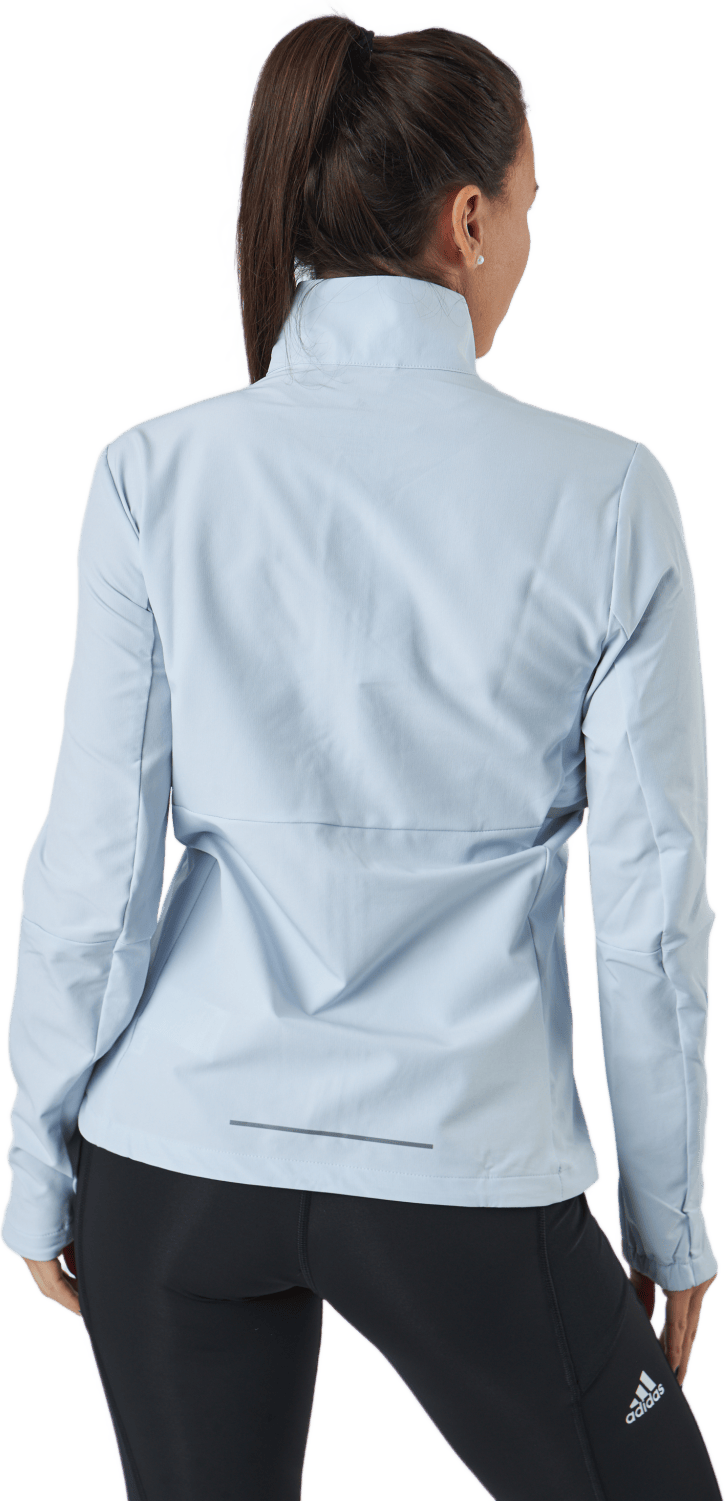 Adidas Own The Run Soft Shell Jacket Women Halo Blue - Bild 3