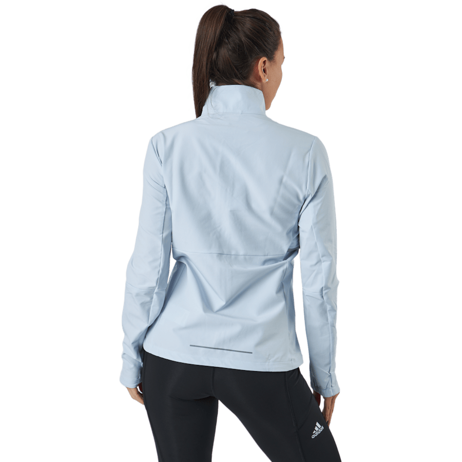 Adidas Own The Run Soft Shell Jacket Women Halo Blue - Bild 3