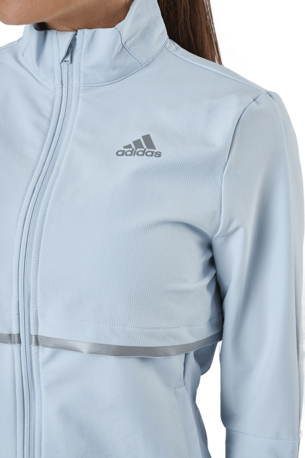 Adidas Own The Run Soft Shell Jacket Women Halo Blue - Bild 4