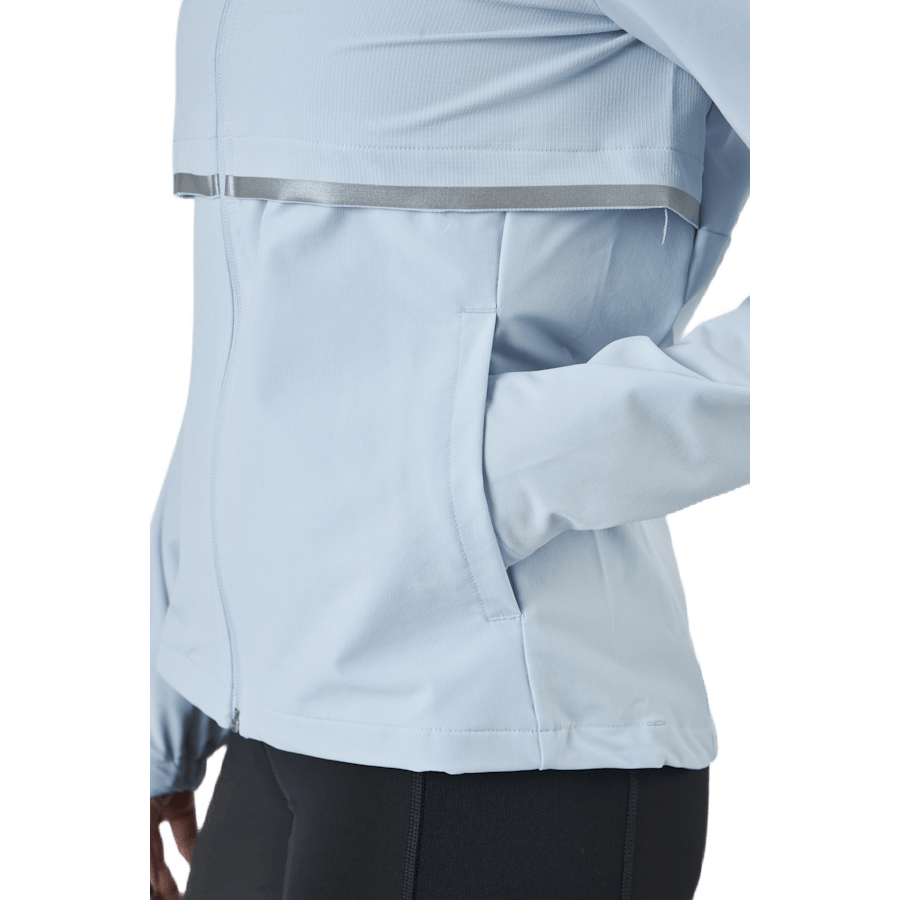 Adidas Own The Run Soft Shell Jacket Women Halo Blue - Bild 5