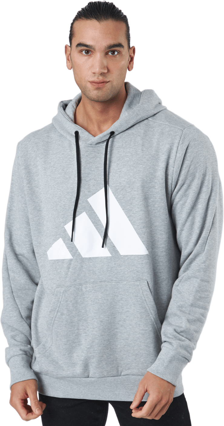 Sportswear Future Icons Three Bar Hoodie Medium Grey Heather, Male, Abbigliamento, Camicie, Grigio, S