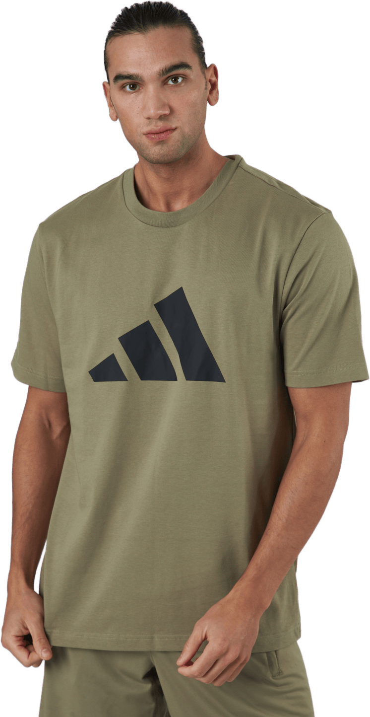 Sportswear Future Icons Three Bar Tee Orbit Green, Male, Apparels, T-shirt, Green, S