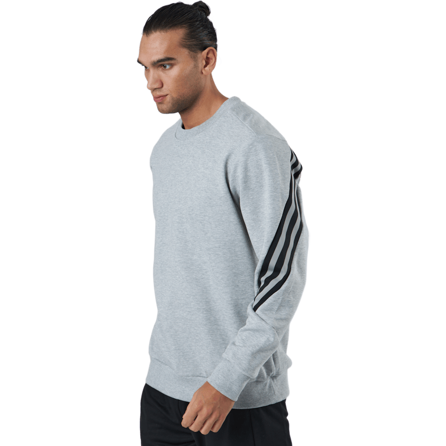 Sportswear Future Icons Three Stripes Crew Medium Grey Heather