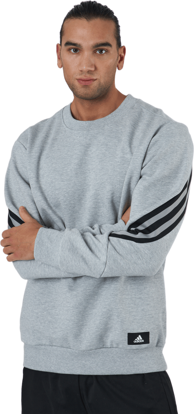 Sportswear Future Icons Three Stripes Crew Medium Grey Heather - Bild 2