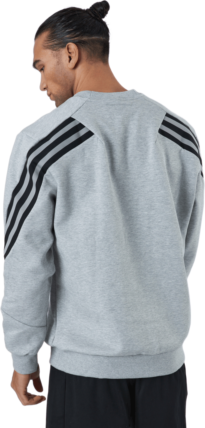 Sportswear Future Icons Three Stripes Crew Medium Grey Heather - Bild 3