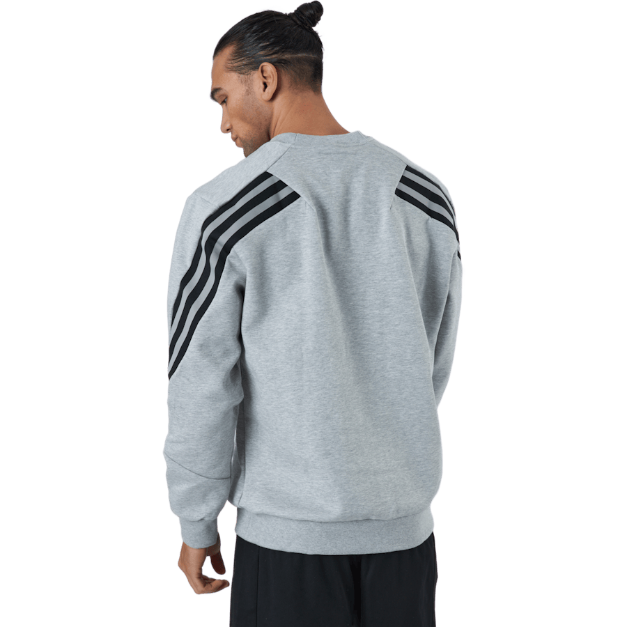 Sportswear Future Icons Three Stripes Crew Medium Grey Heather - Bild 3