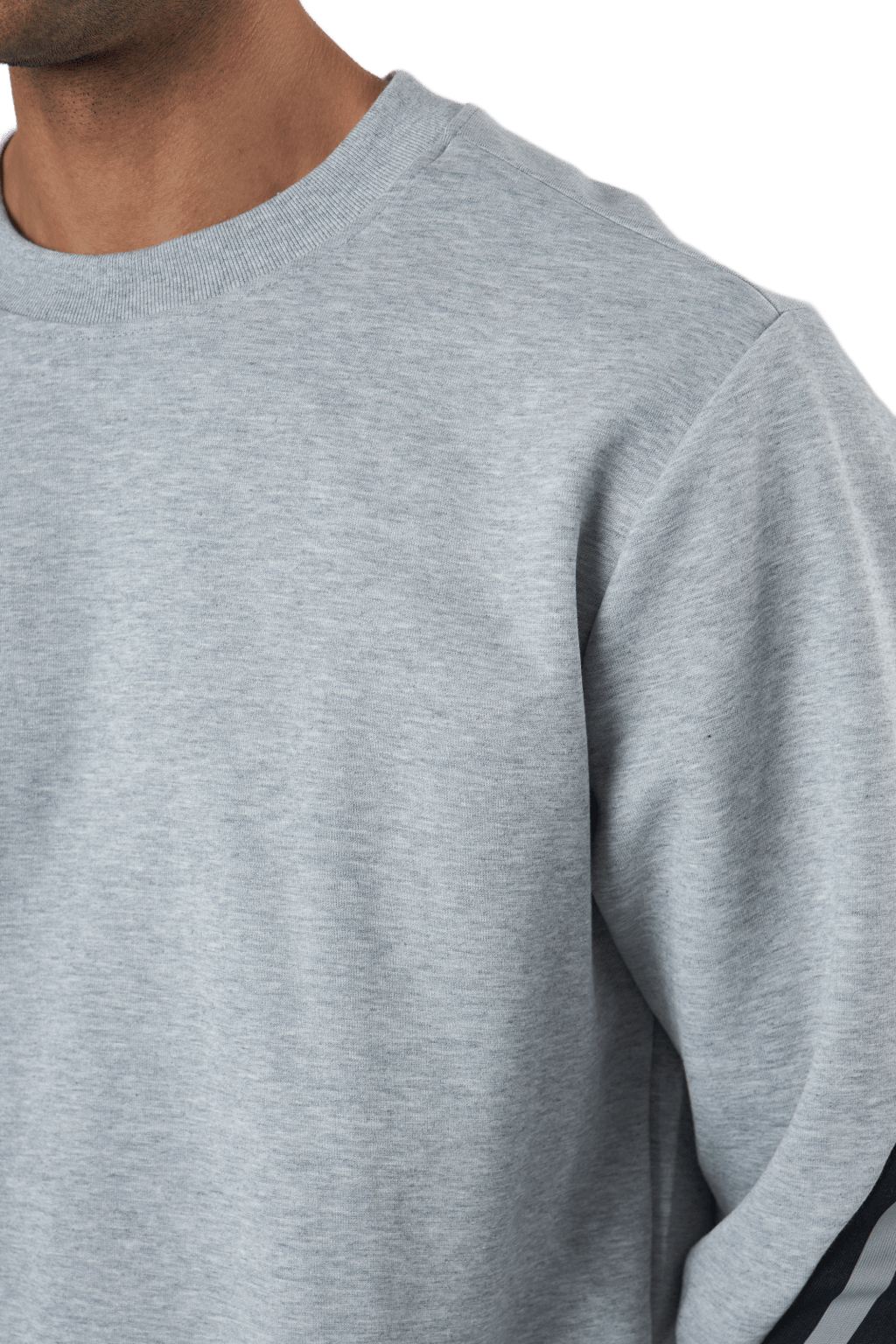 Sportswear Future Icons Three Stripes Crew Medium Grey Heather - Bild 5