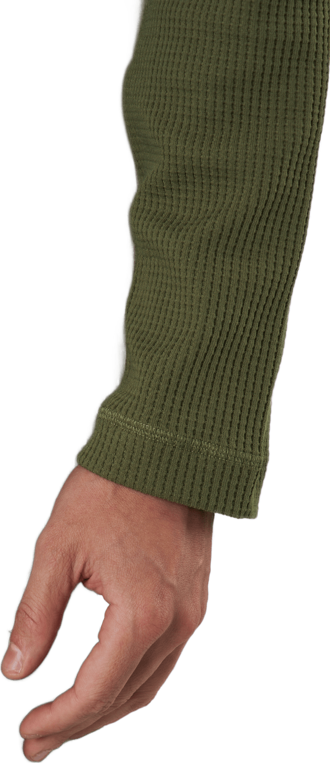 Sportswear Pocket Waffle Knit Crew Focus Olive - Bild 4