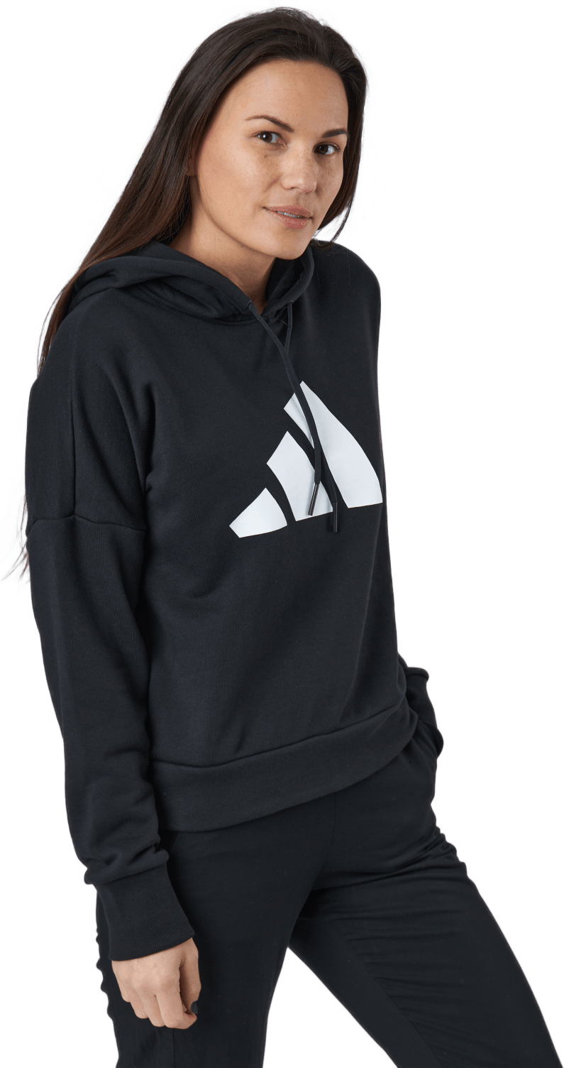 Adidas Sportswear Three Bar Hoodie Black - Bild 2