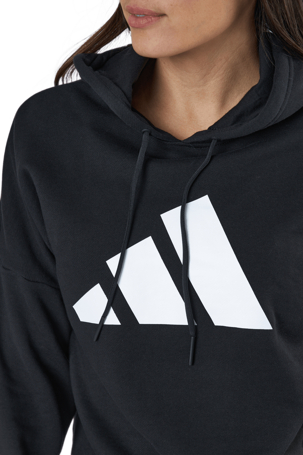 Adidas Sportswear Three Bar Hoodie Black - Bild 4