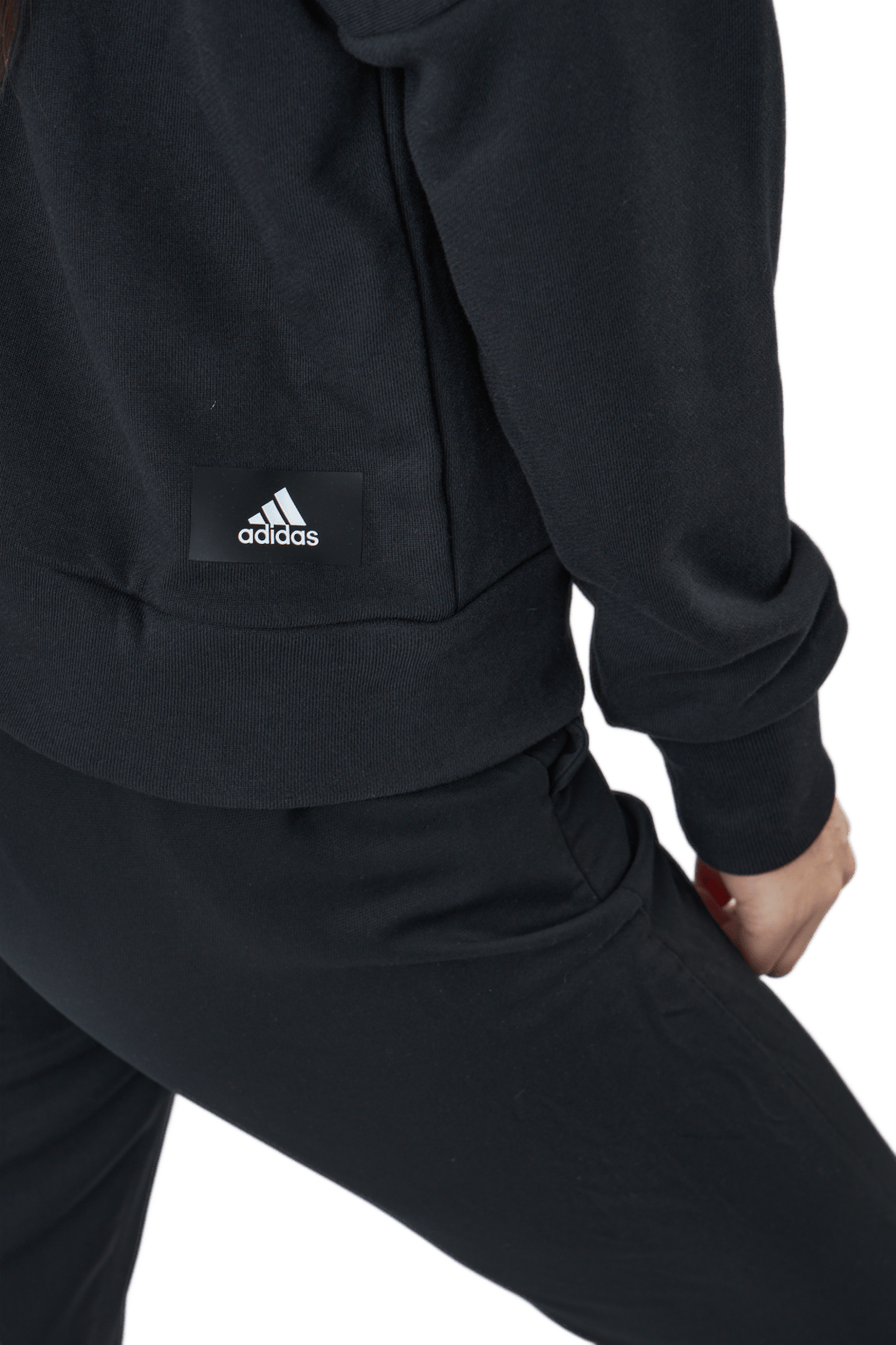 Adidas Sportswear Three Bar Hoodie Black - Bild 5