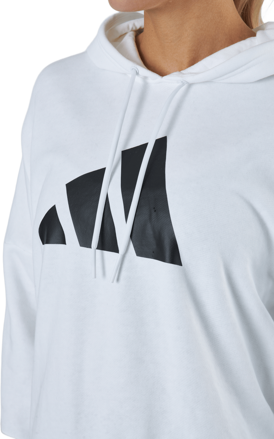 Adidas Sportswear Three Bar Hoodie White - Bild 5