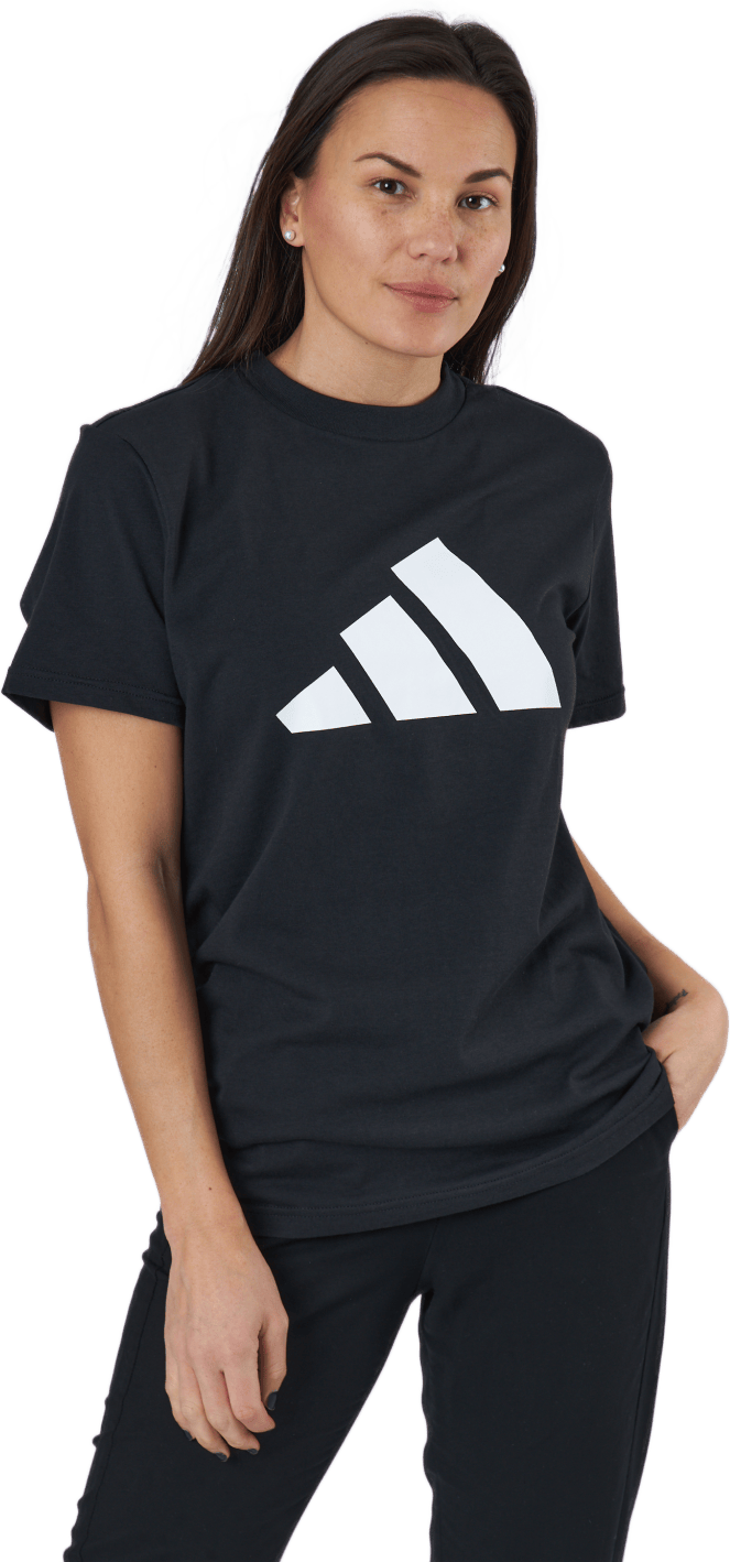 Adidas Sportswear Three Bar T-Shirt Black