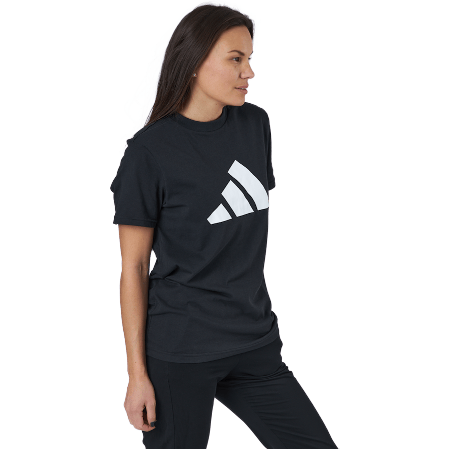 Adidas Sportswear Three Bar T-Shirt Black - Bild 2