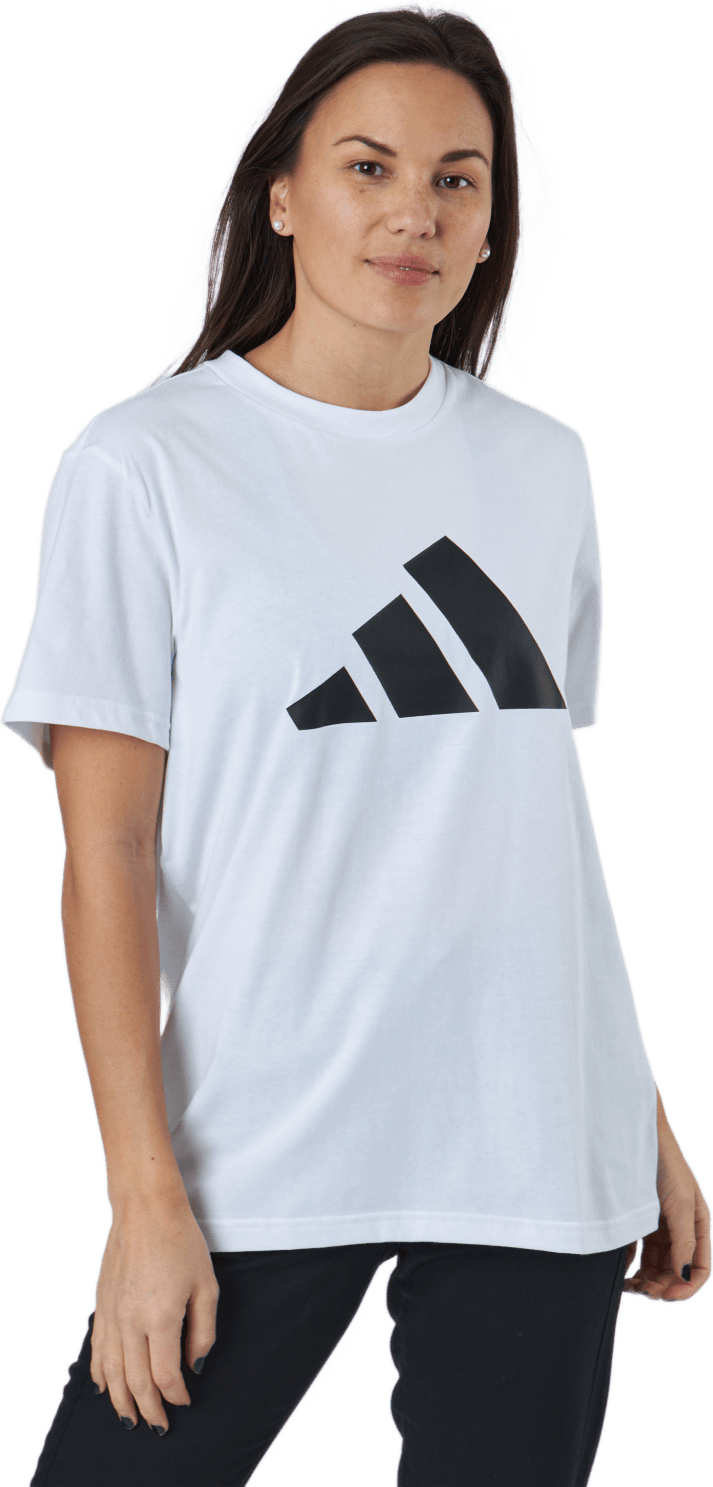 Adidas Sportswear Three Bar T-Shirt White, Female, Apparels, T-shirt, White, XS