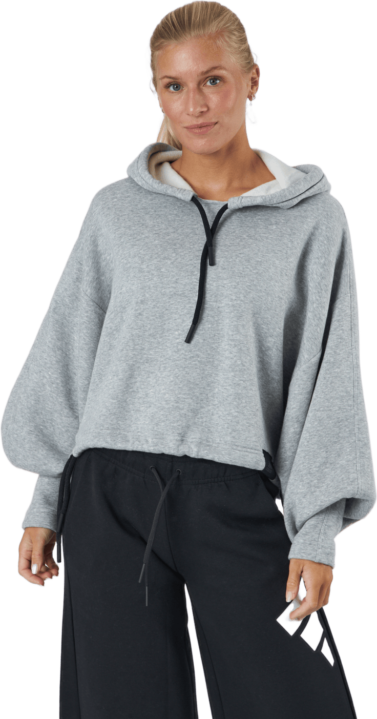 W Pr Hoodie Rlx Fleece Medium Grey Heather