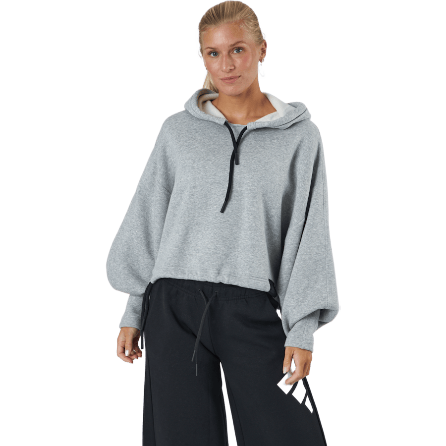 W Pr Hoodie Rlx Fleece Medium Grey Heather