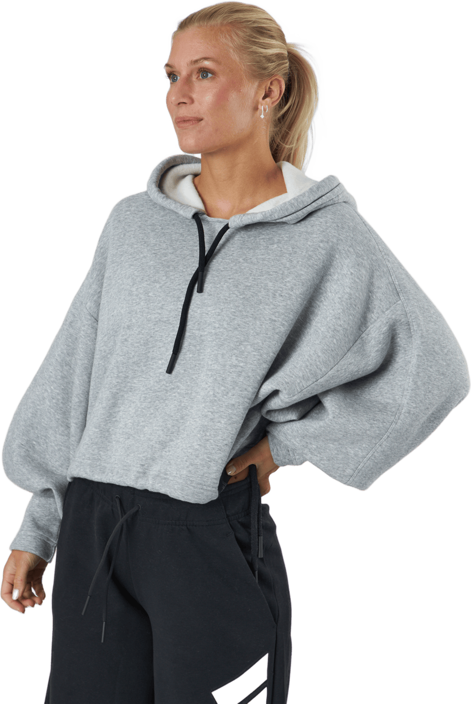 W Pr Hoodie Rlx Fleece Medium Grey Heather - Bild 2