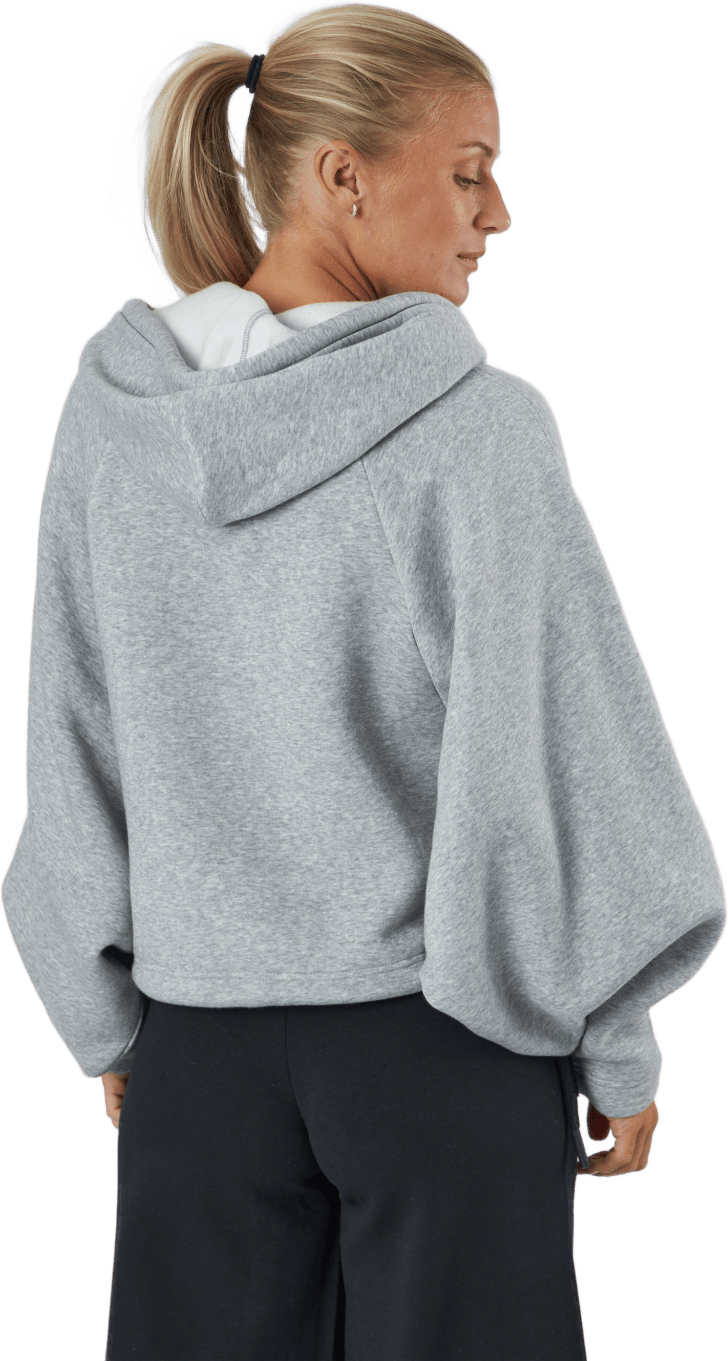W Pr Hoodie Rlx Fleece Medium Grey Heather - Bild 3