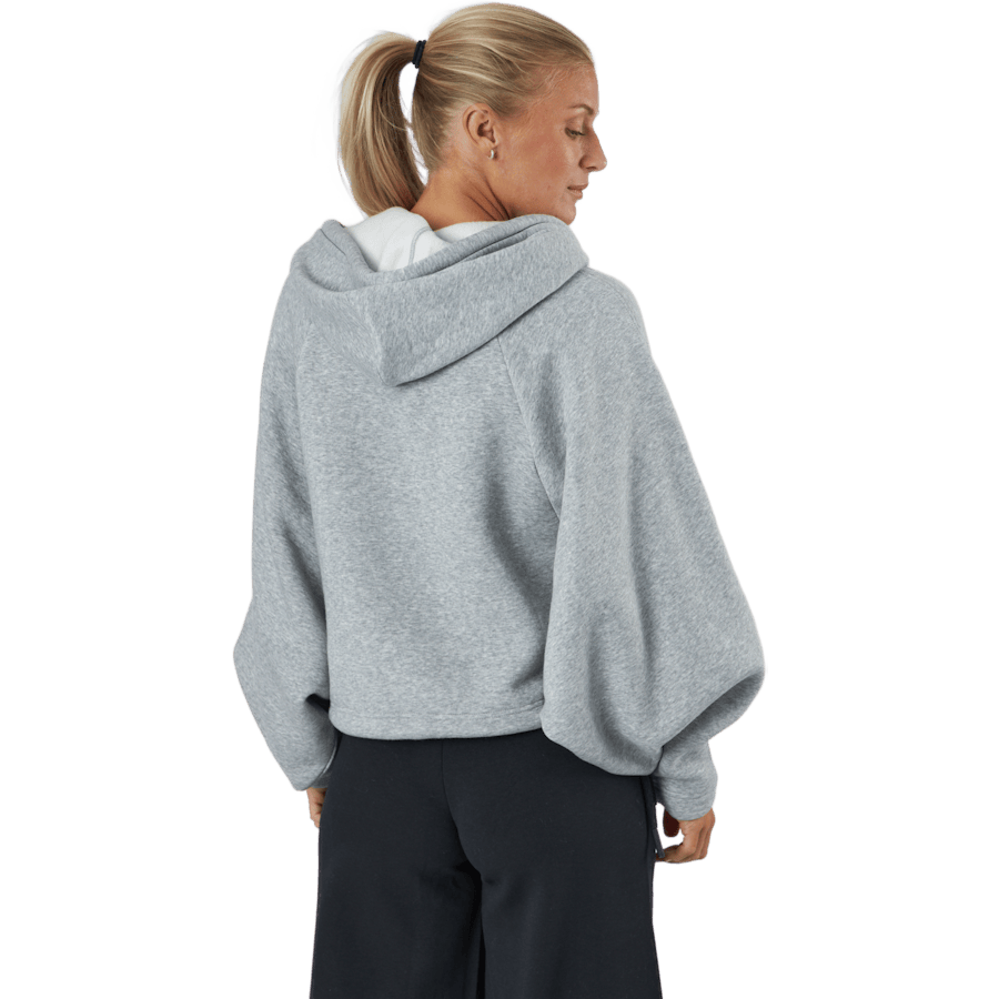 W Pr Hoodie Rlx Fleece Medium Grey Heather - Bild 3