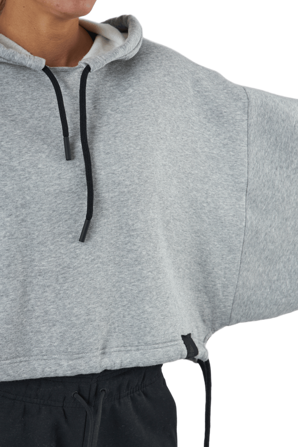 W Pr Hoodie Rlx Fleece Medium Grey Heather - Bild 4