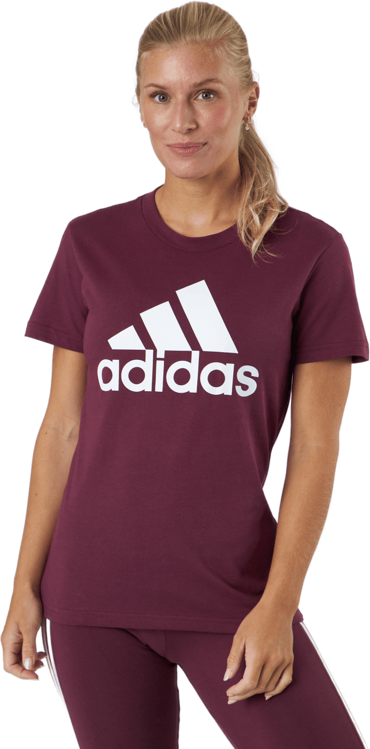 Essentials Regular T-Shirt Victory Crimson / White, Female, Apparels, T-shirt, Red, XL