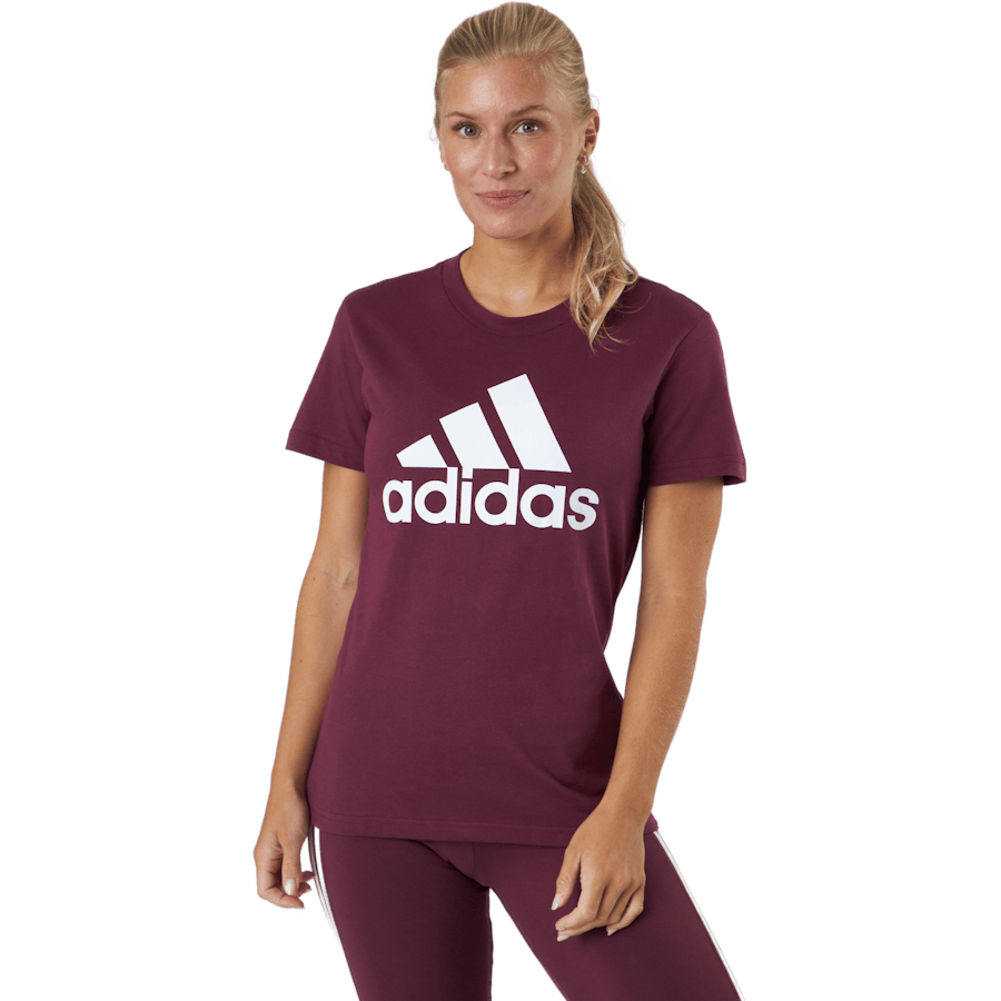 Essentials Regular T-Shirt Victory Crimson / White