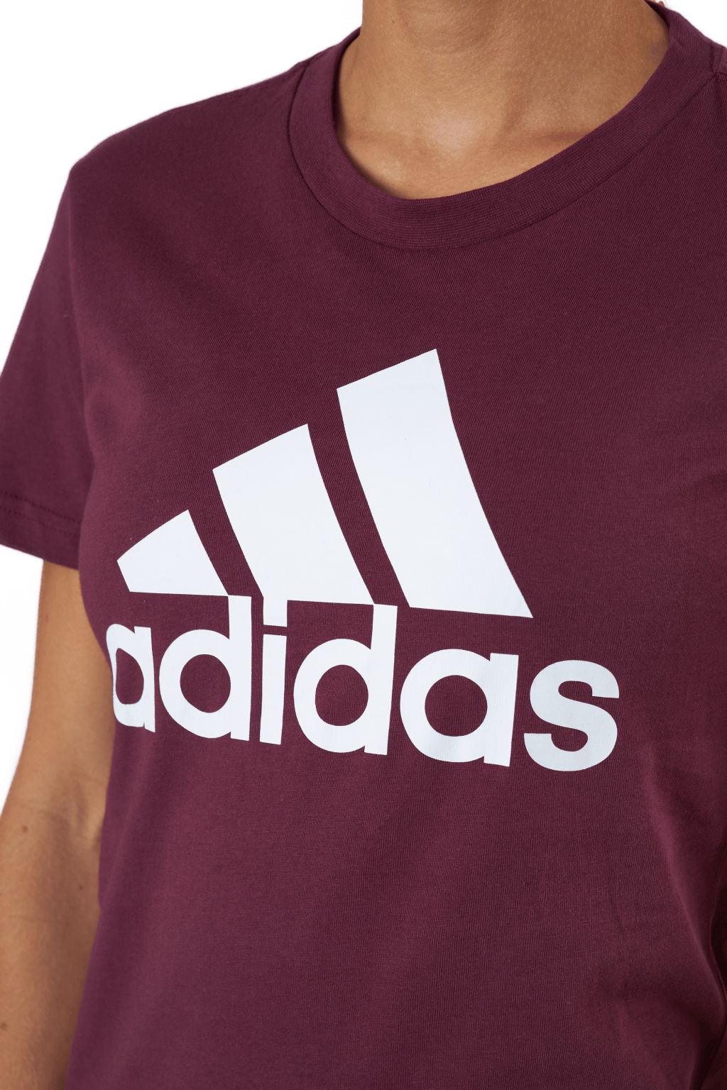 Essentials Regular T-Shirt Victory Crimson / White - Bild 4