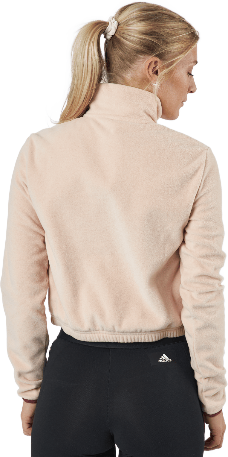 Brand Love Polarfleece Half-Zip Sweatshirt Halo Blush / White / Victory Crimson - Bild 3