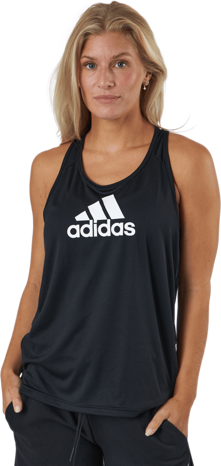 Logo Sport Tank Top Black / White