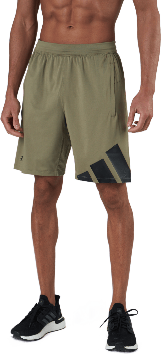 4Krft 3 Bar Short Orbit Green, Male, Odevy, Šortky, Posilovať, Béžová, L