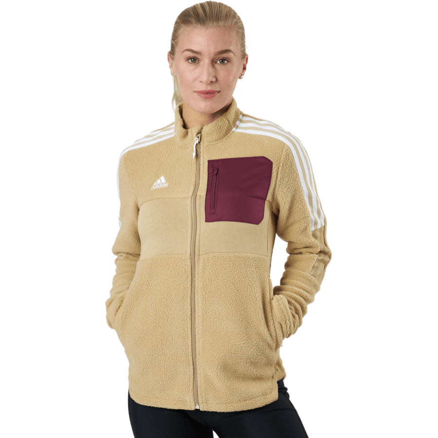 Tiro Jacket Winterized Sherpa Women Beige Tone